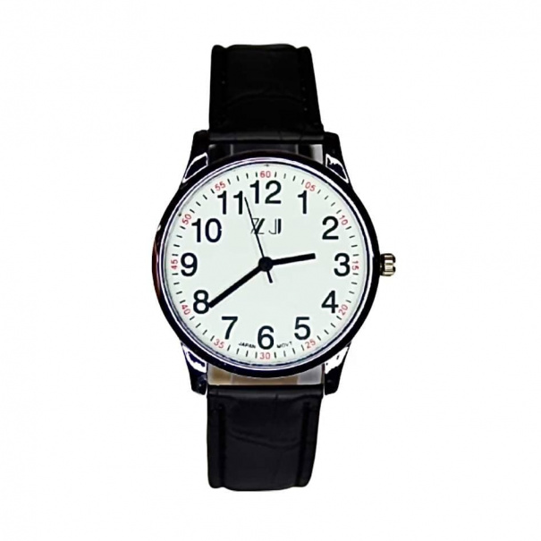 Купить Мужские часы на ремне d-35 (Silver White Black) (009108)