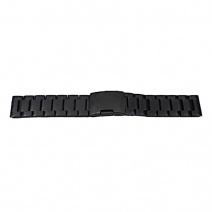 Браслет для годинника Premium-01(Black 24mm)(008936)