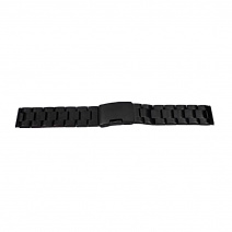 Браслет для часов Premium-01(Black 22mm)(008933)