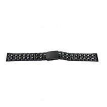 Браслет для часов Lux-03(Black 20mm)(008948)