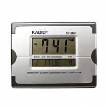 Часы настольные цифровые Kadio KD-3892 26х20 см (009201)