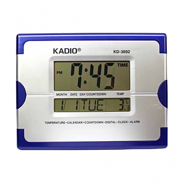 Купить Часы настольные цифровые Kadio KD-3892 26х20 см (006175)