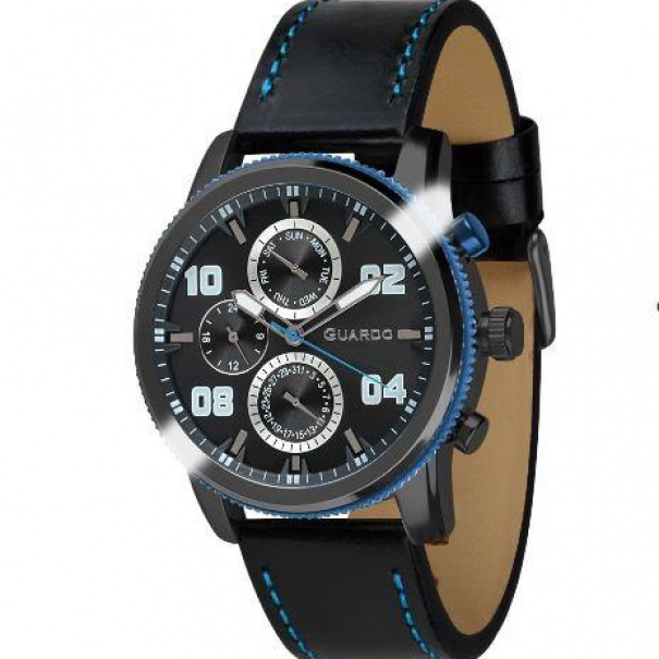 Купить МУЖСКИЕ ЧАСЫ GUARDO PREMIUM 011097(1)-5 (009550)