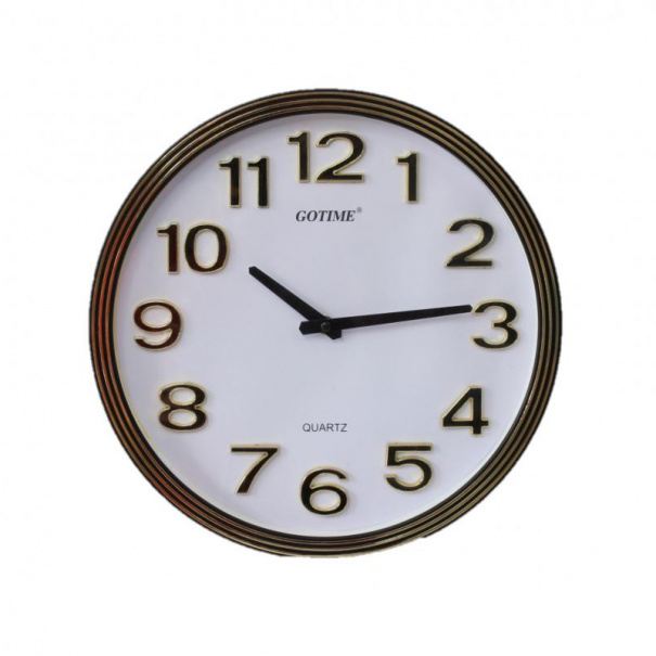 Купить Настенные часы 3544S (010016), d-35 см.