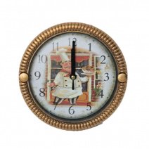 Настінний годинник 533F (Gold) (010328), d-17 см.