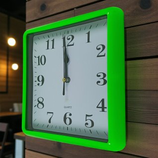 Купить Настінний годинник 529 (Green)(010789) 20*20см