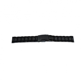 Браслет для часов Lux-02 (Black 22mm L-180mm)(010991)
