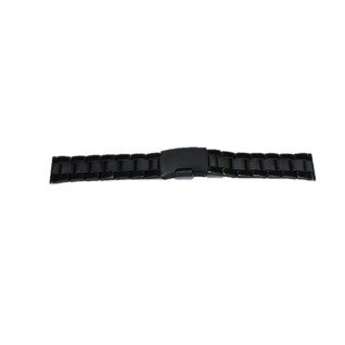 Браслет для годинника Lux-02 (Black 22mm L-180mm)(010991)