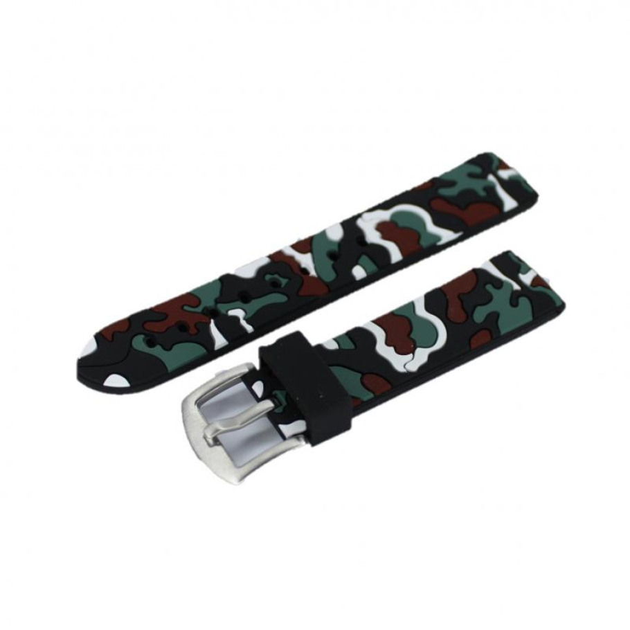 Купить Силиконовый ремешок для часов U13-22 мм L-220mm (010309)
