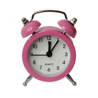 Кварцевый будильник M508A (Pink)(011528)