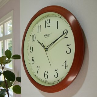 Купить Настінний годинник Rikon 4251 d-28см (007042)(Wood Ivory)