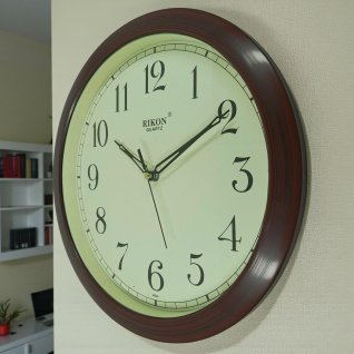 Купить Настінний годинник Rikon 4251 d-28 (Brown Ivory) (007041)