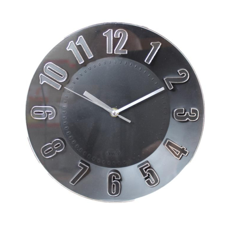 Купить Настінний годинник 2005-090 (Silwer Black)(012680)