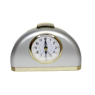 Кварцевый будильник Pearl AES (Silver Gold)(012714)