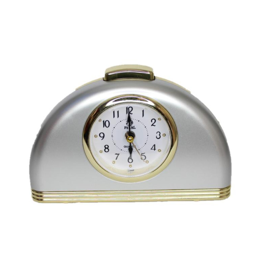 Купить Кварцовий будильник Pearl AES (Silver Gold) (012714)