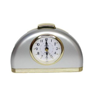 Кварцевый будильник Pearl AES (Silver Gold)(012714)