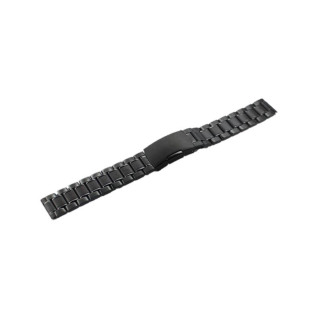 Браслет для часов Lux-06 (Black 18 mm L-180mm)(012881)