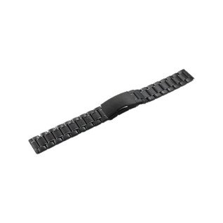 Браслет для часов Lux-06 (Black 18 mm L-180mm)(012881)