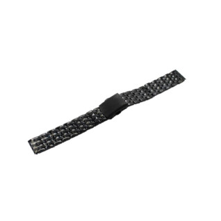 Браслет для часов Lux-05 (Black 18 mm L-180mm)(012882)