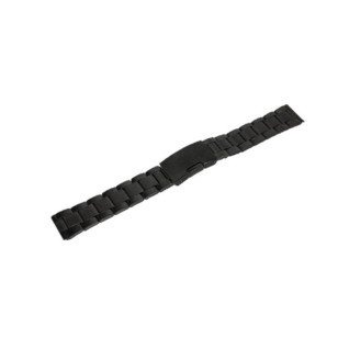 Браслет для часов Lux-11 (Black 20 mm L-180mm)(012895)