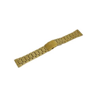 Браслет для часов Lux-06 (Gold 22 mm L-175mm)(012901)