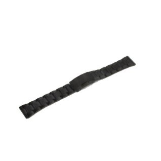 Браслет для часов Lux-10 (Black 22 mm L-180mm)(012904)