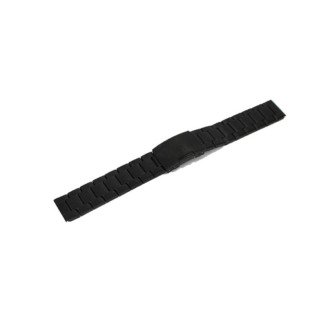 Браслет для часов Lux-05 (Black 20 mm L-180mm)(012893)