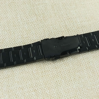 Купить Браслет для годинника 08.24.20.25 Black 22mm L-175mm (012869)