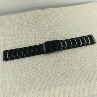 Браслет для часов 08.24.20.25 Black 22mm L-175mm (012869)