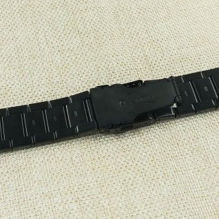 Купить Браслет для часов 08.24.20.25 Black 22mm L-175mm (012869)
