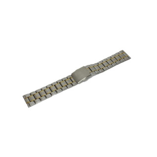 Браслет для часов U8 (Silver/Gold 22 mm L-175mm)(012919)