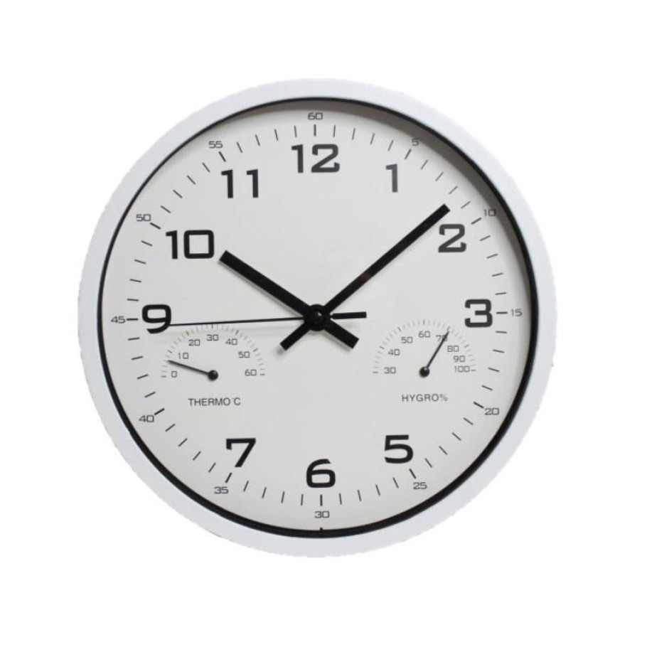 Купить Настінний годинник 2005-075 (All White) ПХ d-25 (013092)