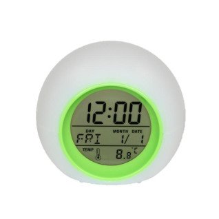 Электронный будильник 212 (White-Green)(013171)