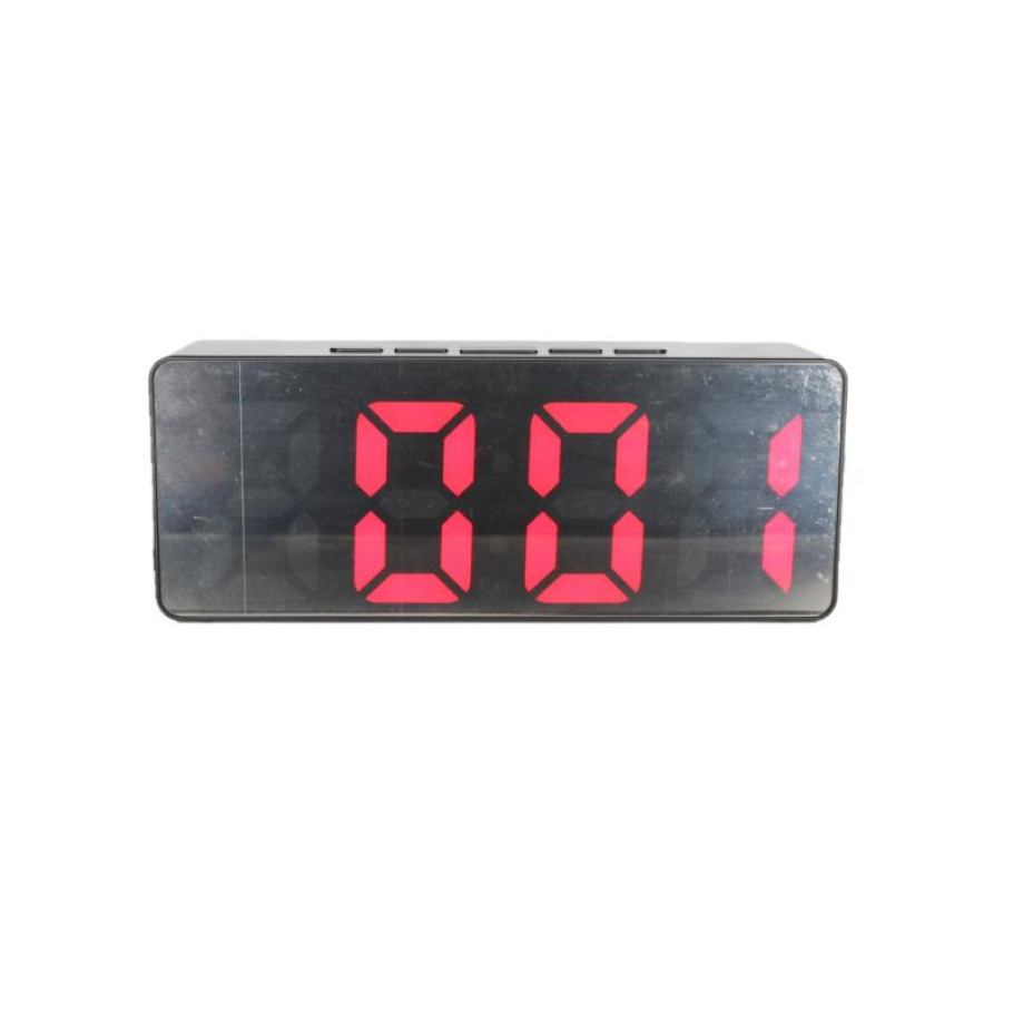 Купить Електронний будильник від мережі DS-3698 (Black-Red)(013131)