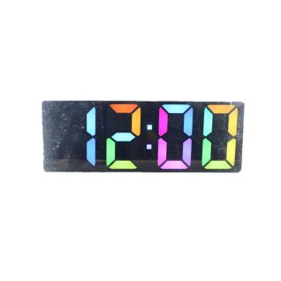 Електронний будильник від мережі GH0732 (White) (013159)