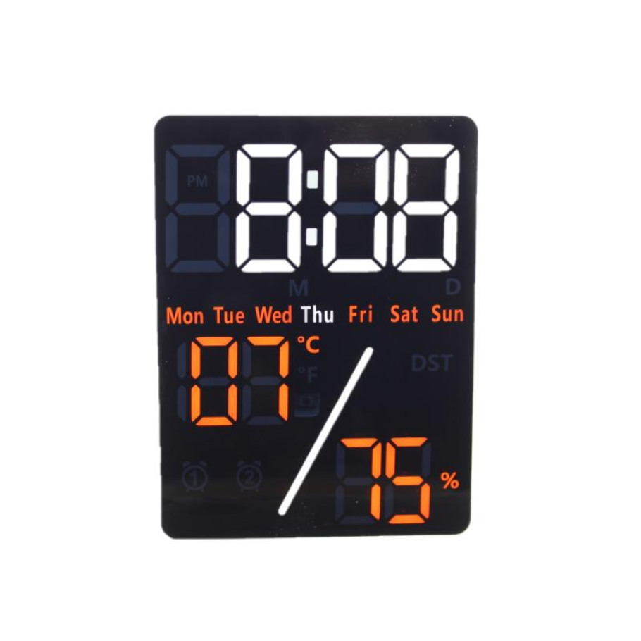 Купить Электронный будильник от сети 5508 (Black-Orange)(013127)