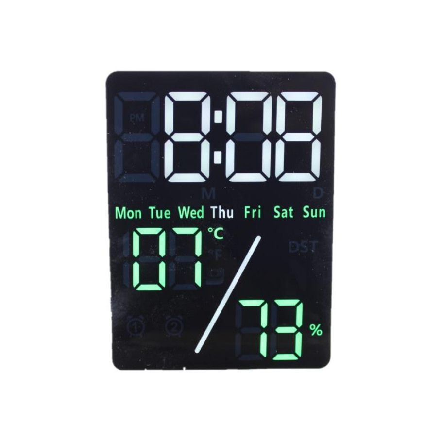 Купить Электронный будильник от сети 5508 (Black-Green)(013126)