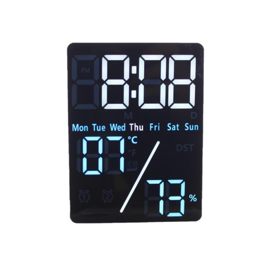 Купить Электронный будильник от сети 5508 (Black-Blue)(013125)