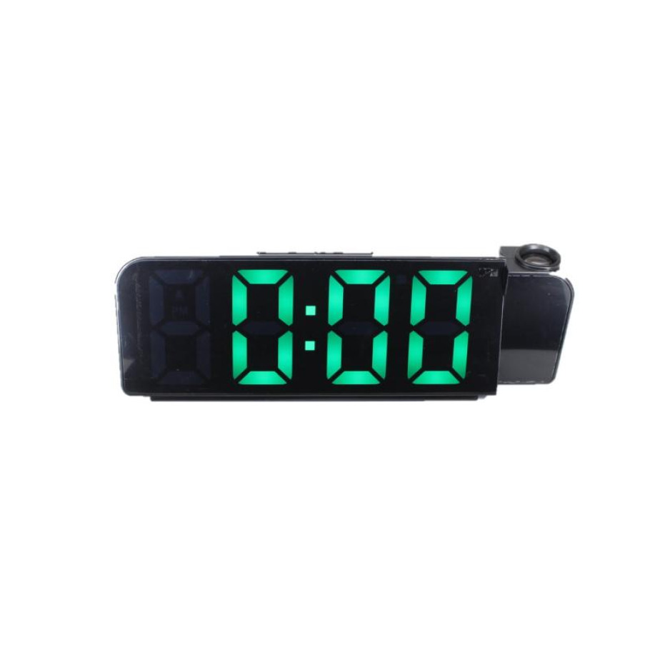 Купить Электронный будильник от сети GH8013 (Black/Green)(013144)