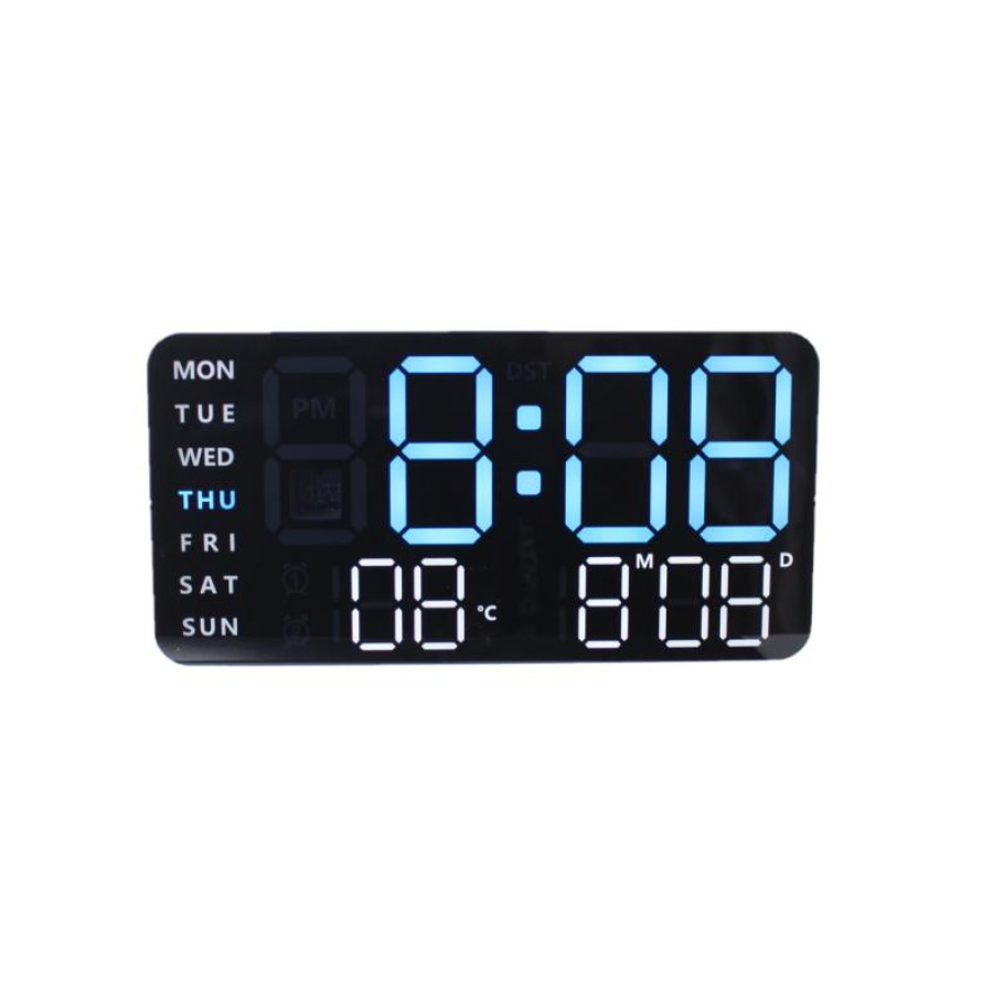 Купить Электронный будильник от сети 6659 (White/Blue)(013136)