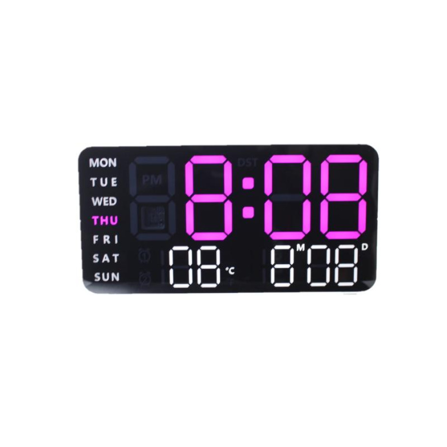 Купить Электронный будильник от сети 6659 (White/Pink)(013138)