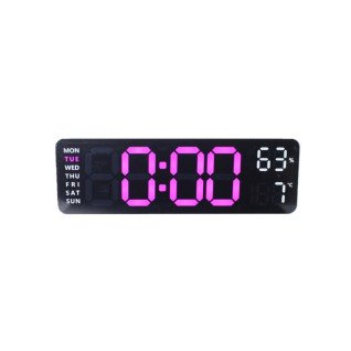 Електронний будильник від мережі 5503 (White/Pink)(013142)