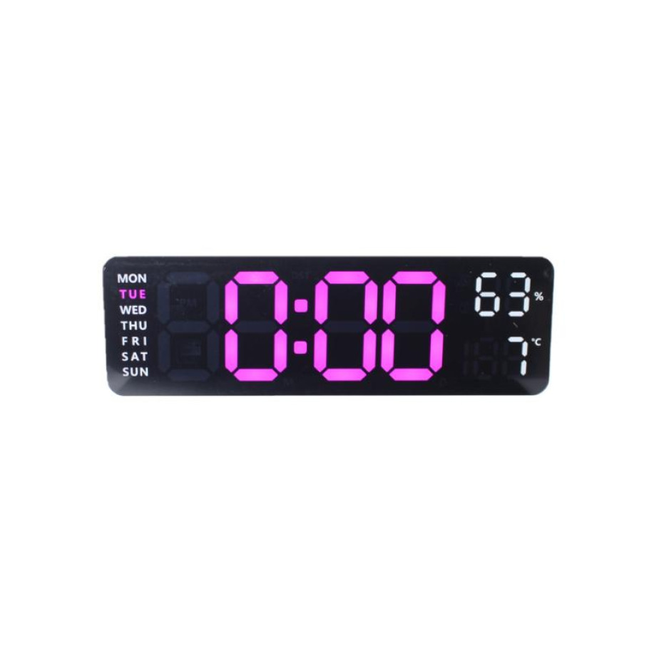 Купить Електронний будильник від мережі 5503 (White/Pink)(013142)