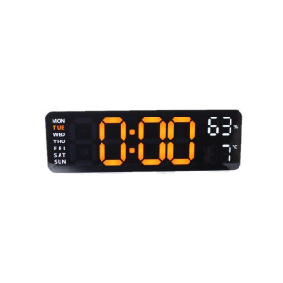 Электронный будильник от сети 5503 (White/Orange)(013141)