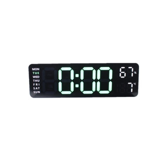 Электронный будильник от сети 5503 (White/Green)(013139)