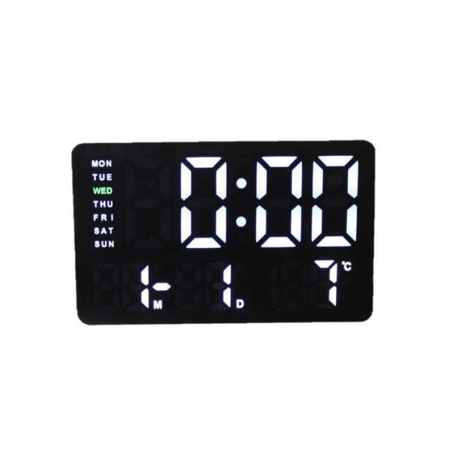 Купить Електронний будильник від мережі GH0722 (White/White)(013148)