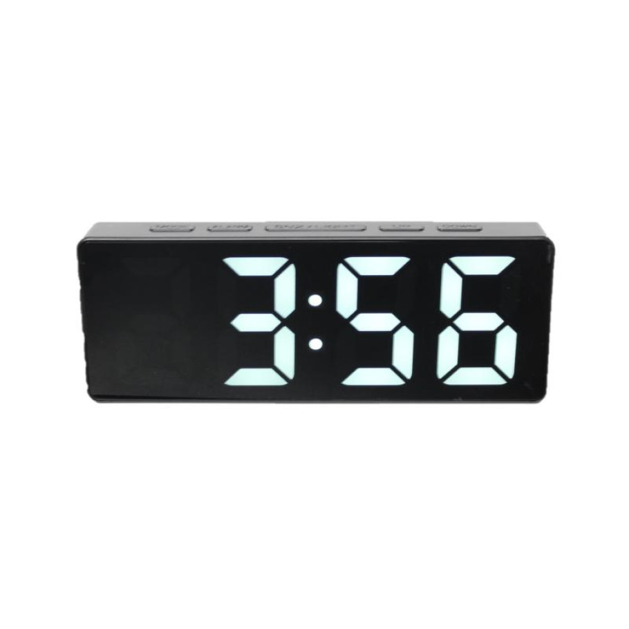 Купить Электронный будильник от сети DS-3806M (Black White)(010573)