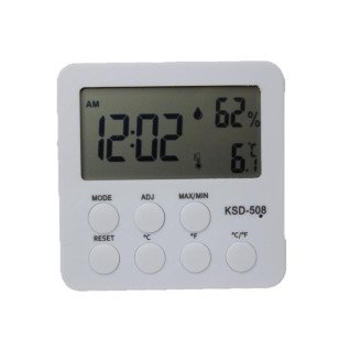 Часы настольные электронные KSD-508 (White)(013330)