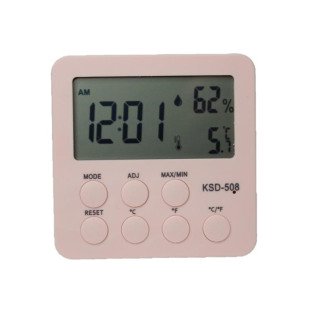 Часы настольные электронные KSD-508 (Pink)(013332)