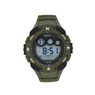 Электронные часы в колбе Pacific 337G-1 d-50(Black-Green)(013315)